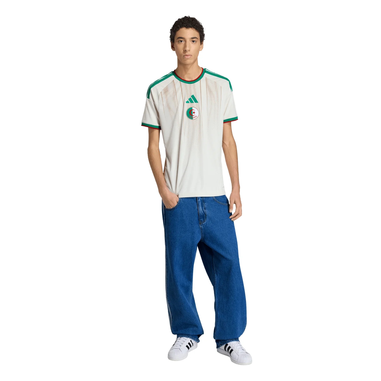 Algeria 2026 Home Jersey - Men's | Slim Fit Climacool+ Football Shirt Landscape Inspired Design