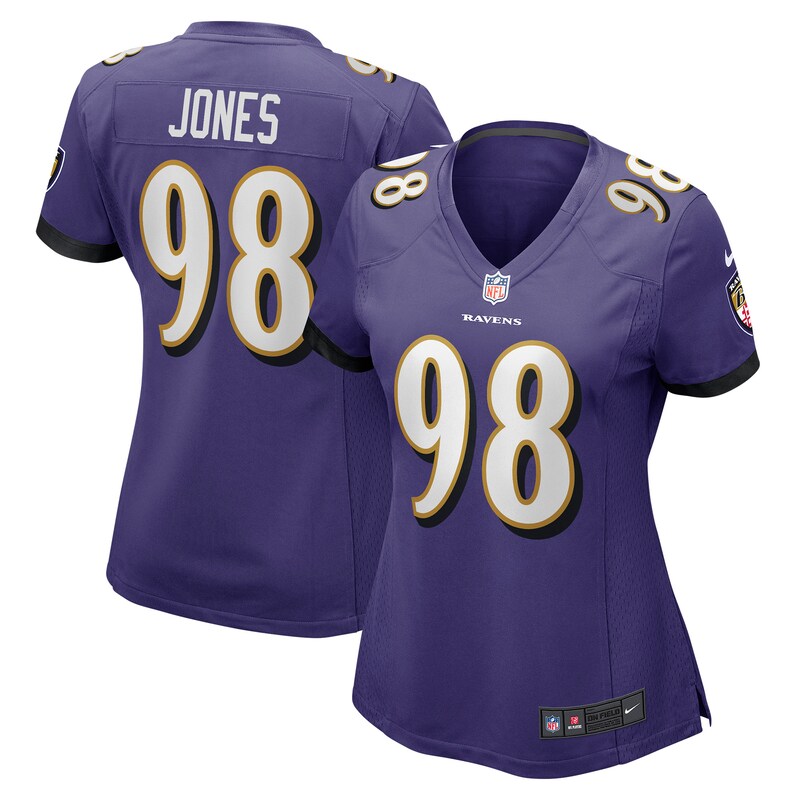 None Travis Jones MVP Candidate BAL Ravens High-Quality Jersey