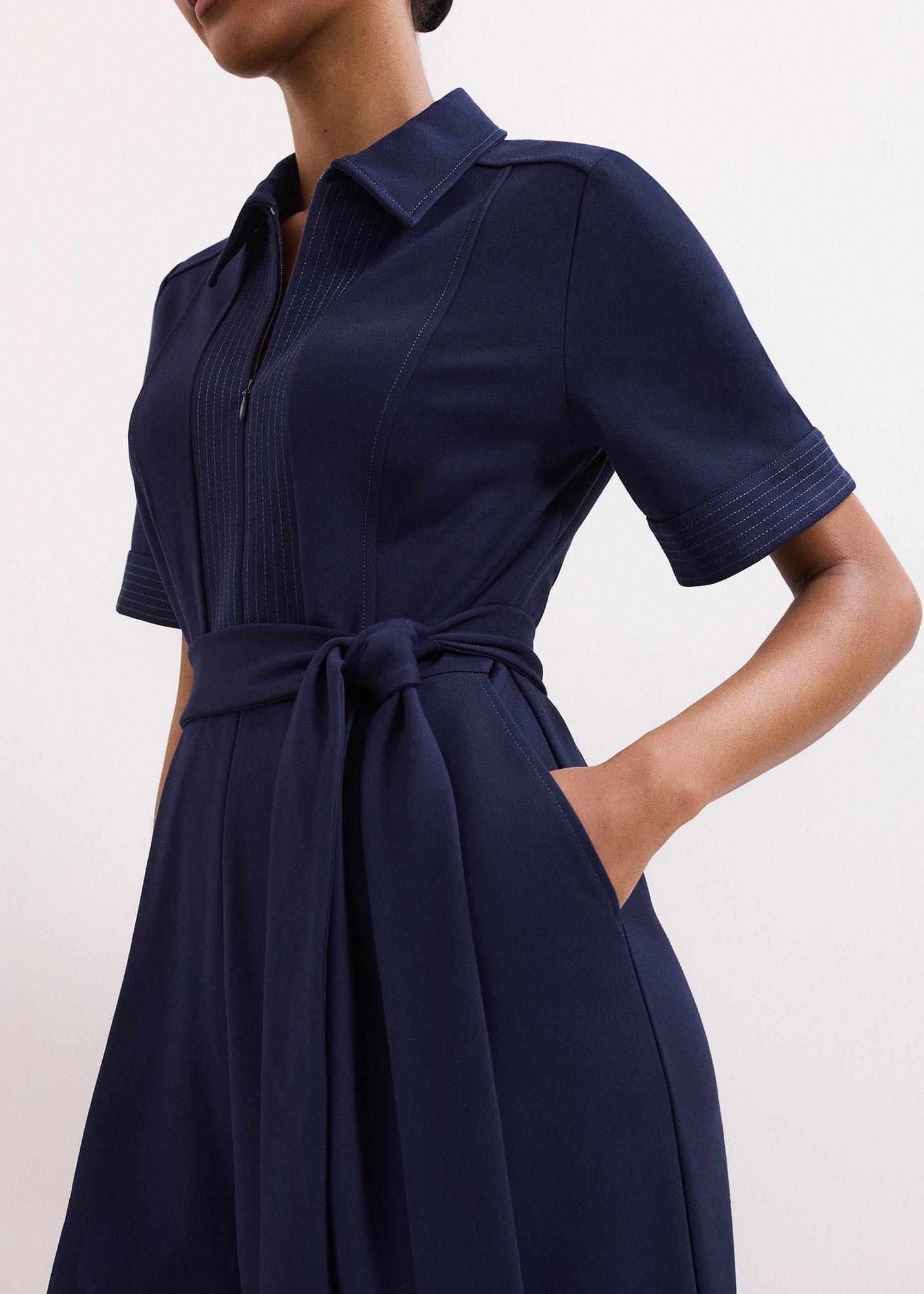 Tabitha Ponte Zip Jumpsuit