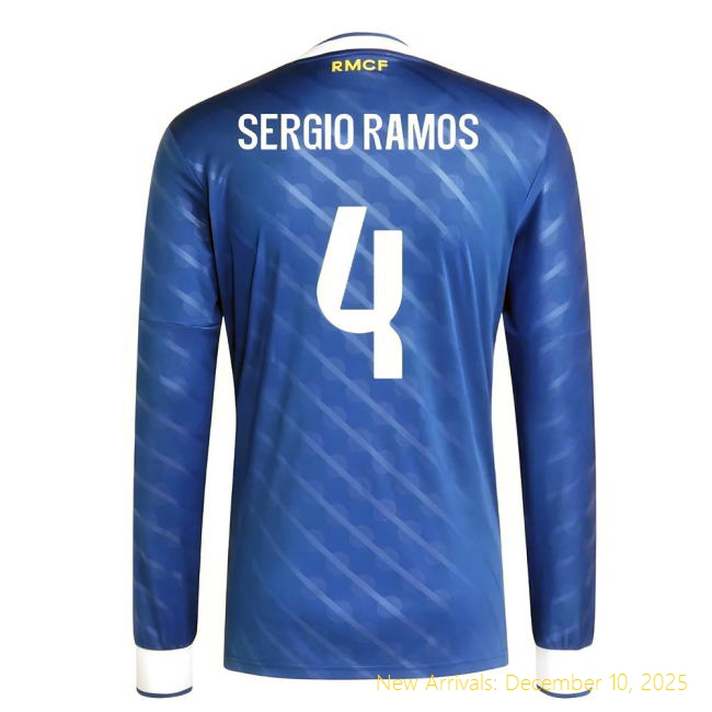 2025-2026 Real Madrid Third Shirt - Official Soccer (Sergio Ramos 4)
