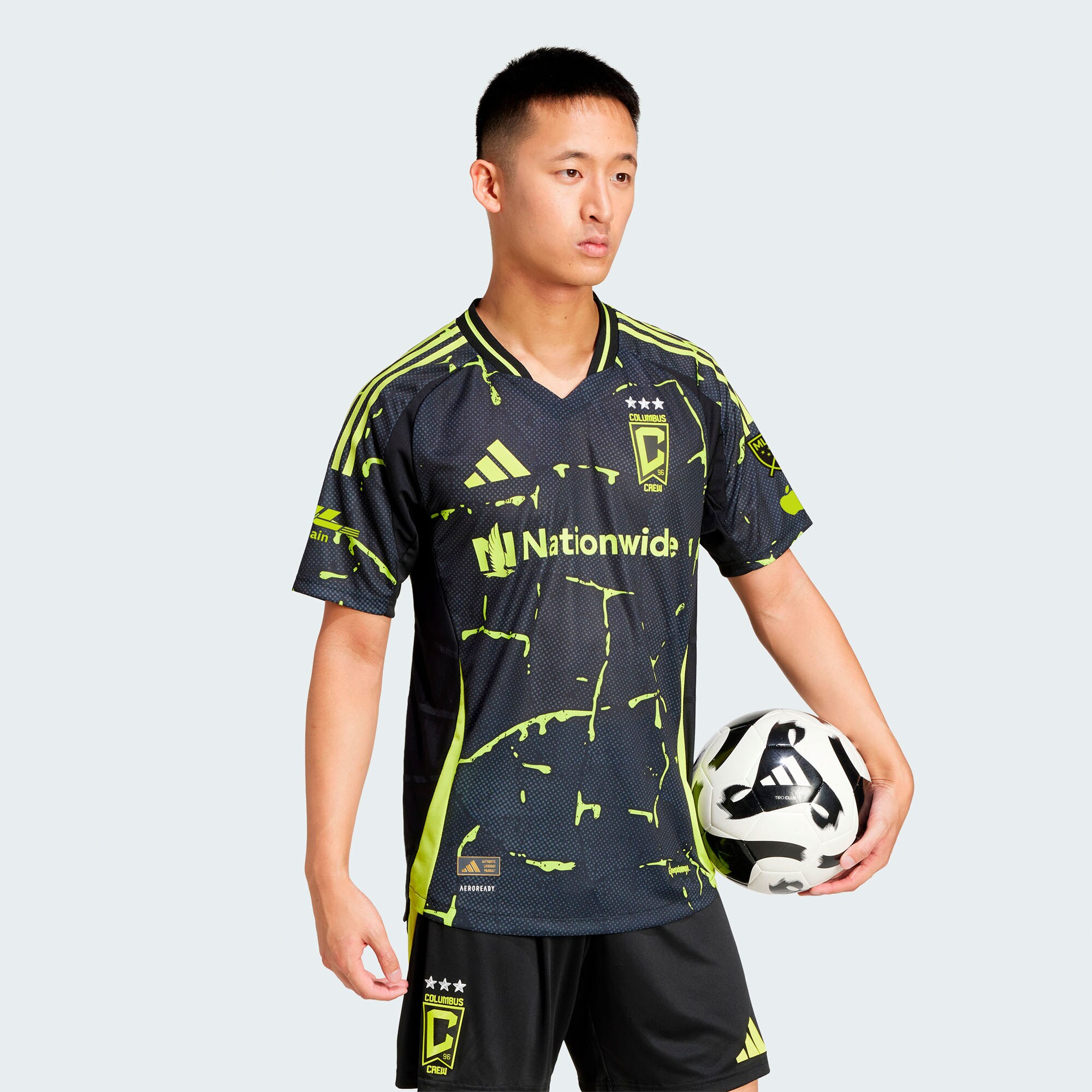 [SJH] Columbus Crew 2025 The Goosebumps Kit Authentic Jersey - Black