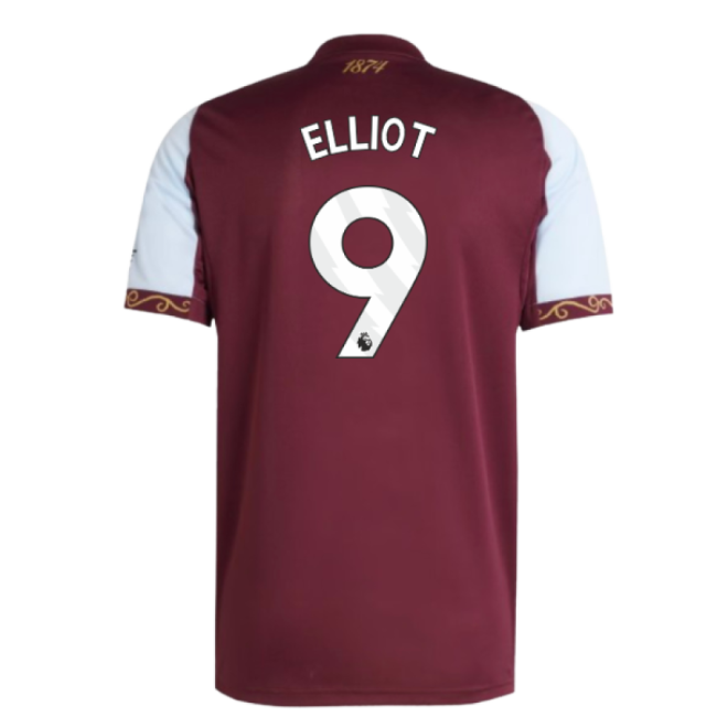 Football Aston Villa Home Shirt Elliot #9 Ultra Comfort Die-hard 2...