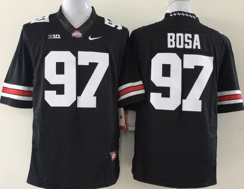 Men's OSU Ohio Black 2014 official licensed Joey Bosa #97 performance