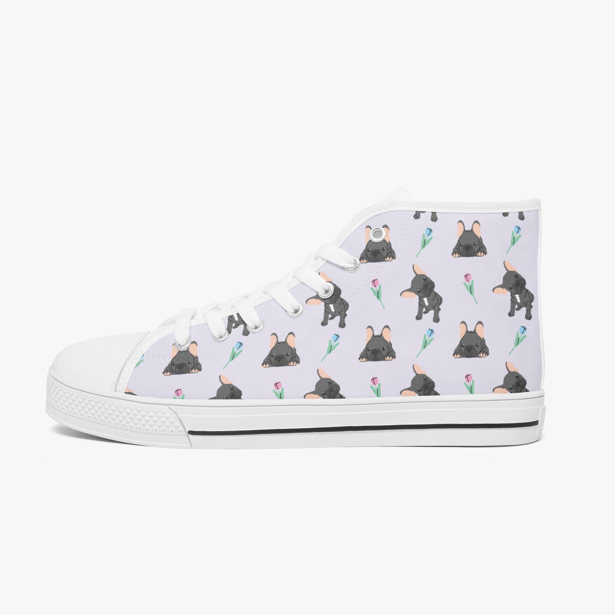 Everyday Charlotte - Classic High-top Canvas Shoes for Casual Outings