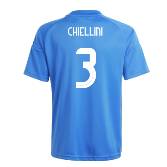 2024-2025 Italy Home Fan Jersey (Kids) (Chiellini 3) Worldcup