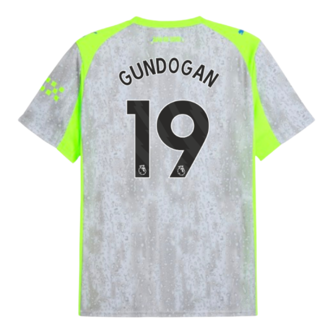 2025-2026 Third Premier League Jersey Genuine Great Deal Gundogan#107