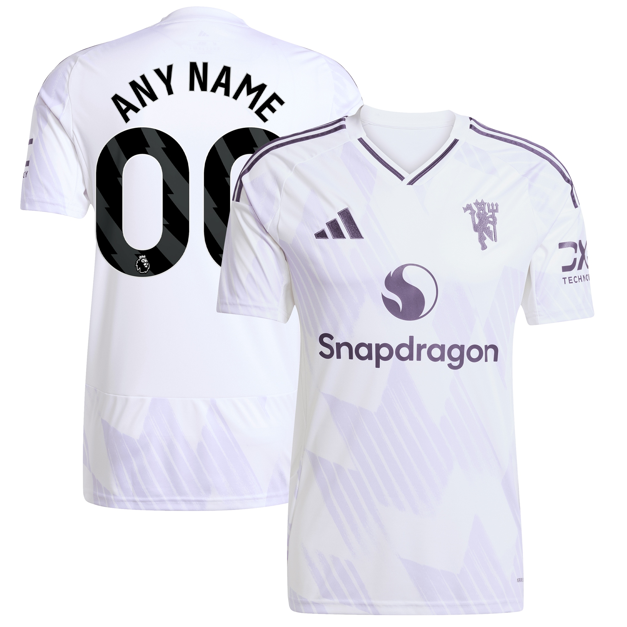 [SJH] Manchester United 2025/26 Away Replica Custom Jersey - White