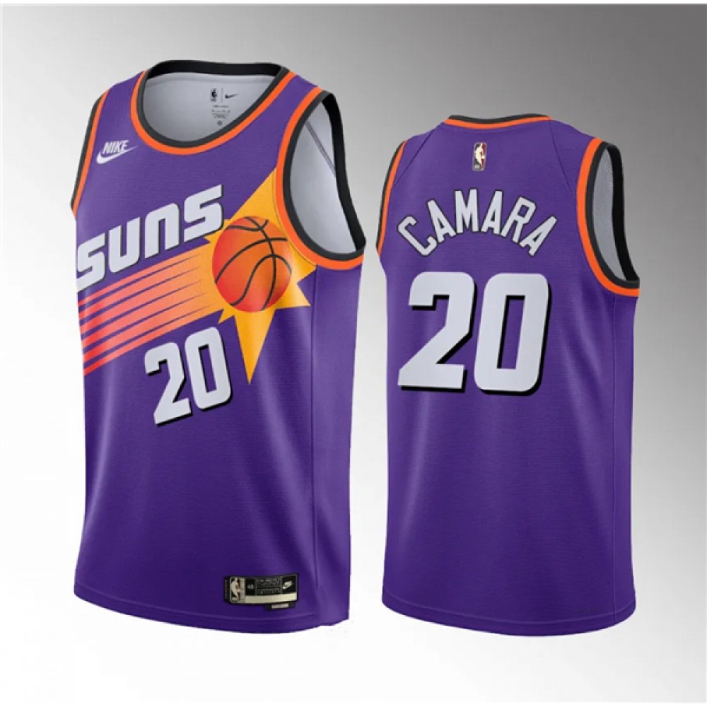 Performance Elite Men's Suns #20 Toumani Purple Basketball Jersey