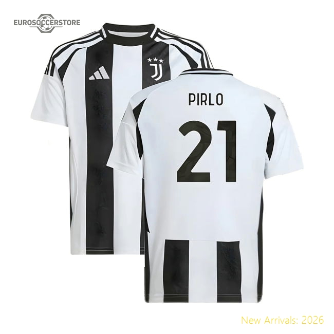 Child-friendly Football Team Kids Pirlo Jersey 2024-2025 Quick-dry