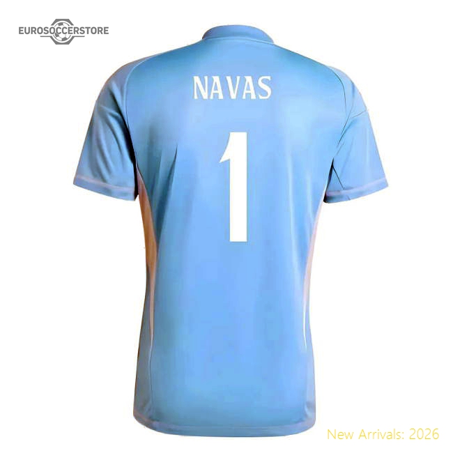 Professional-Grade 2024-2025 Real Madrid Home Goalkeeper Shirt (Blue) (Navas