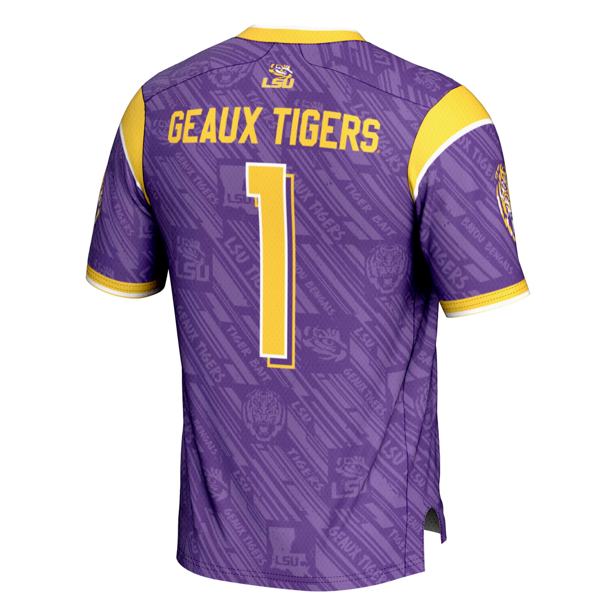 [Youth] LSU Tigers #1 Football Jersey - Purple | Stadium Series 2026
