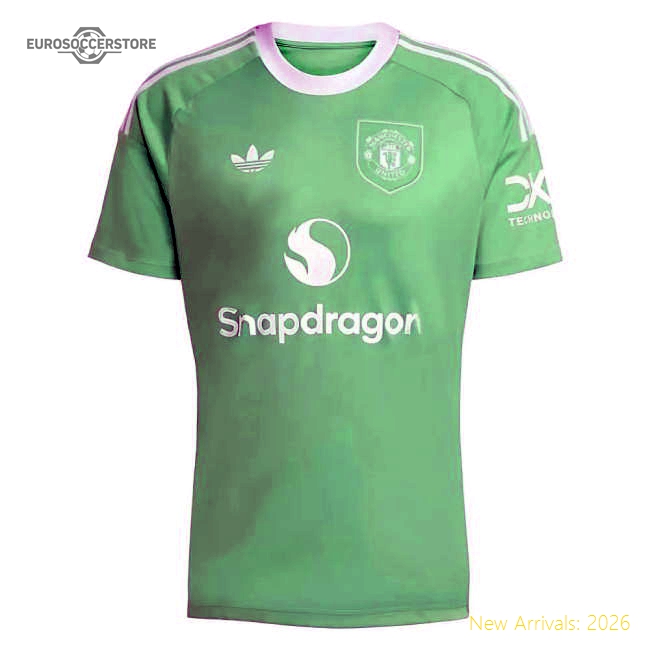 2025-2026 Man Utd Third Goalkeeper Shirt (Green) (Heaton 22)