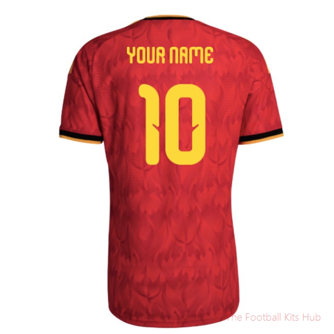 2026-2027 Belgium Authentic Home Shirt (Your Name)