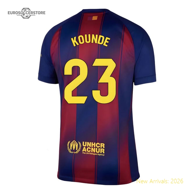 Top-Quality Popular 2025-2026 Barcelona Home Shirt (Kounde 23)