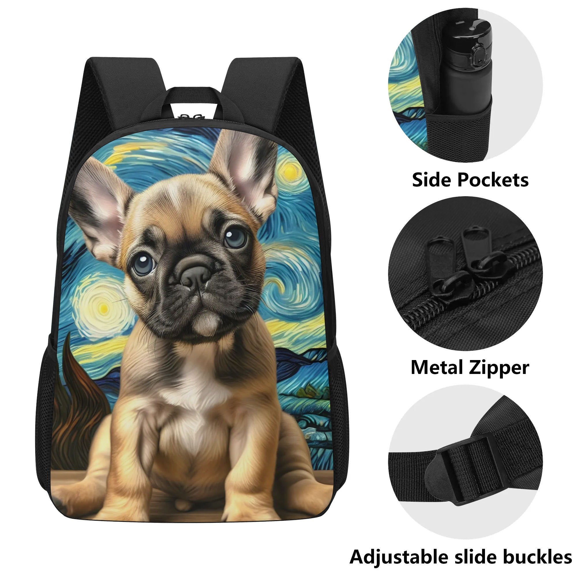 Street-Ready Pet-Lover Zeus - 17 Inch Backpack as a Gift Stylish