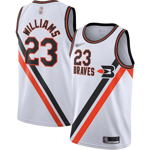 Nike Los Angeles Clippers #23 Louis Williams White NBA Swingman Hardwood Classics Jersey Mens