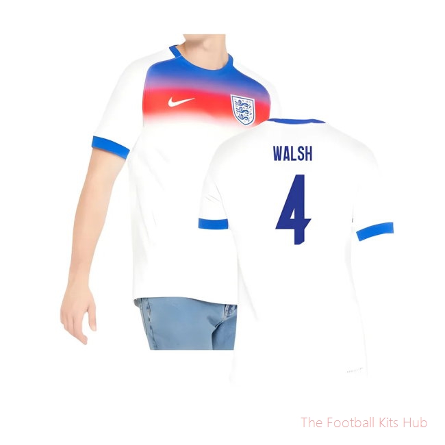 2025-2026 England WEC Authentic Home Shirt - Mens (WALSH 4)