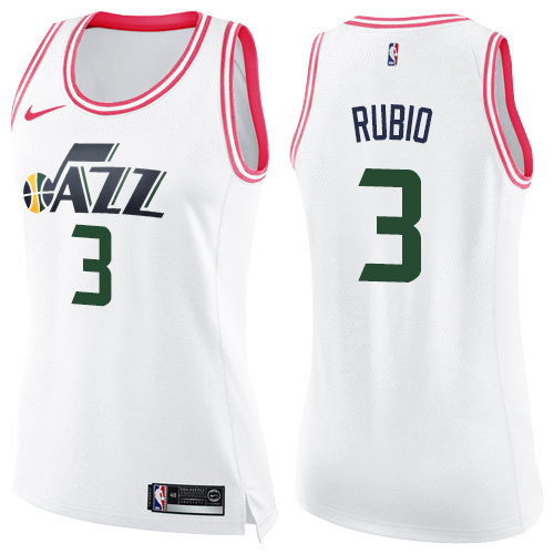 UTA #3 Ricky Rubio Elite 2024 Icon NBA Jersey - White Swingman