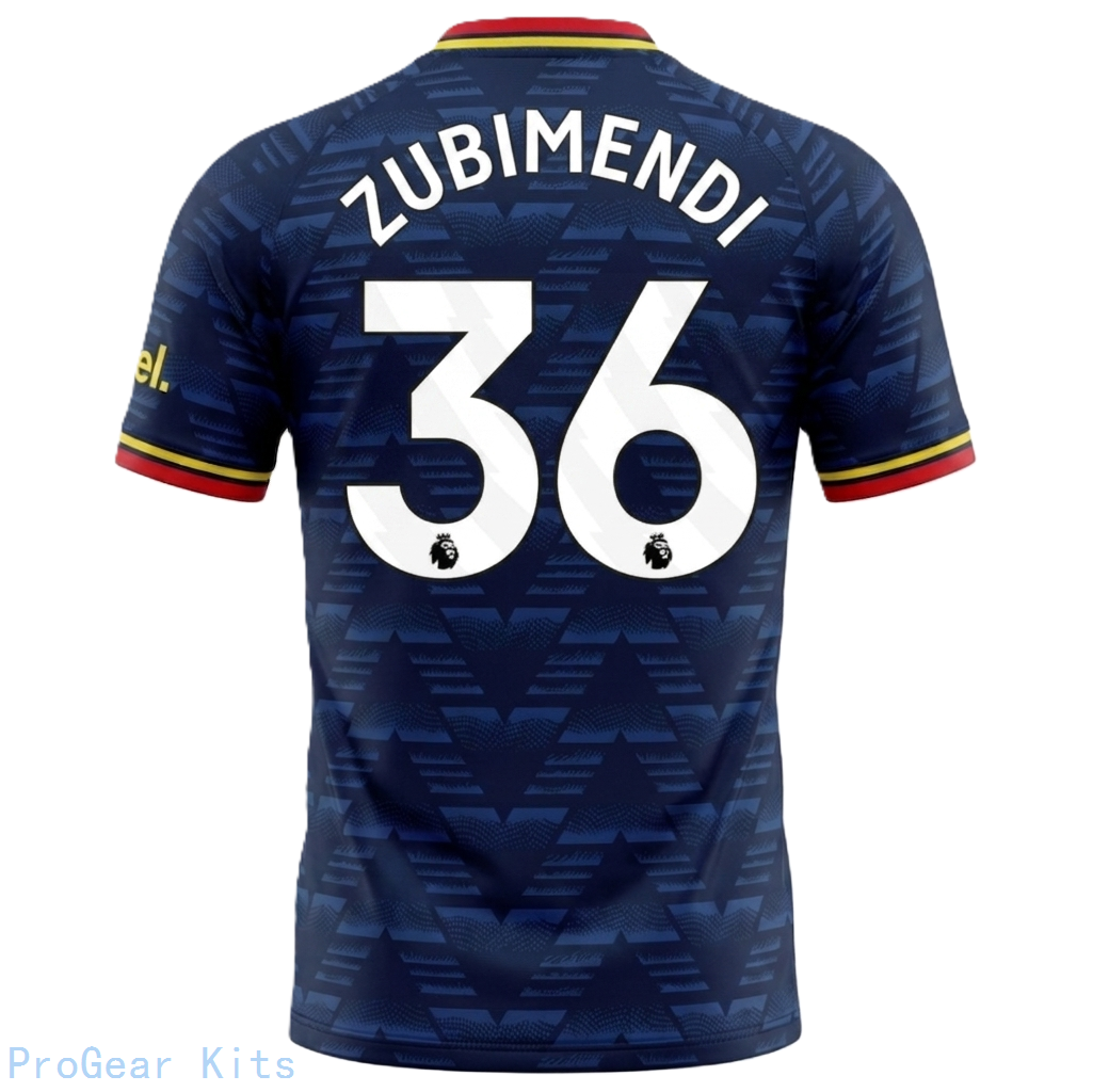 [SJH] Arsenal Mart -n Zubimendi #36 Away Uniform 2026/27