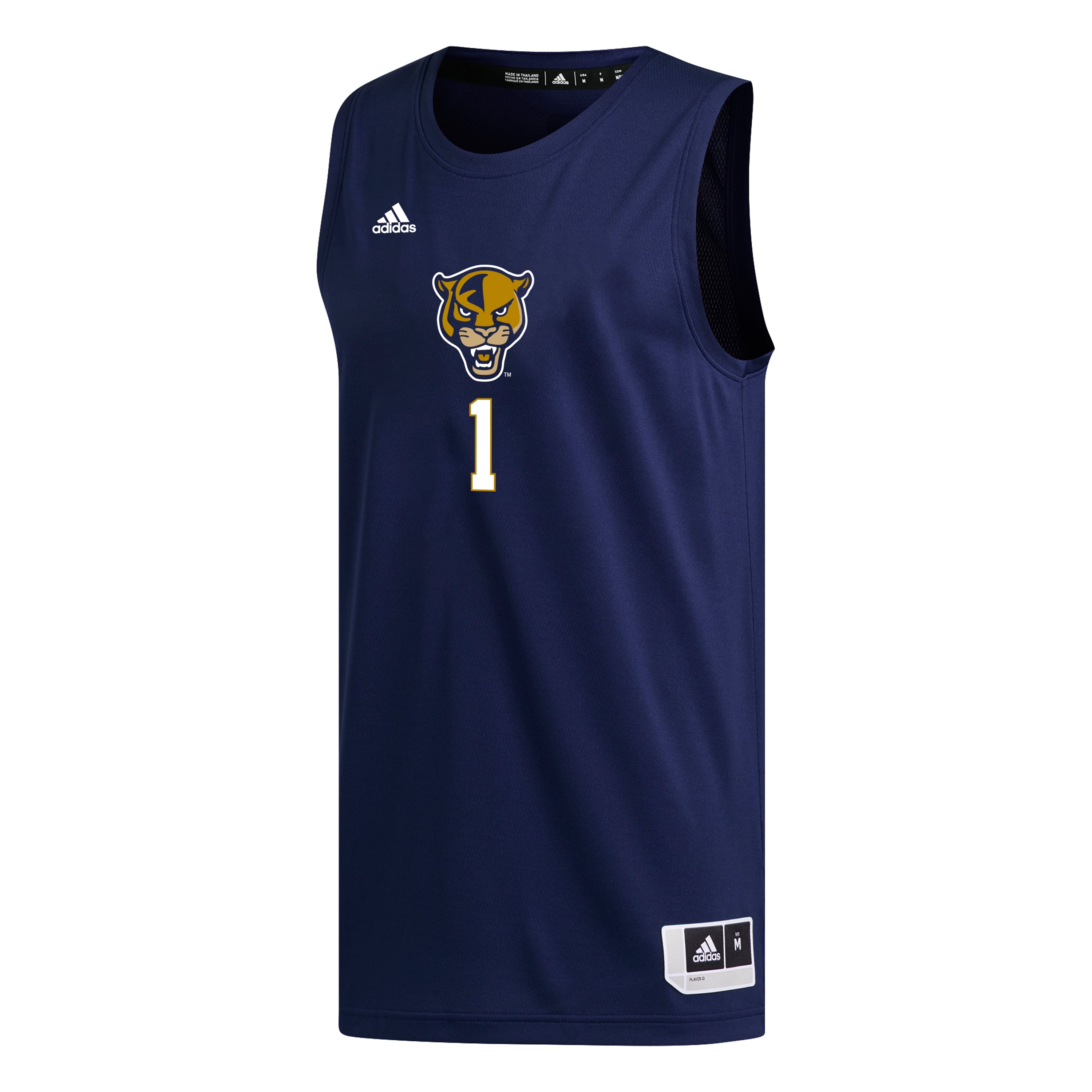 #1 FIU Panthers adidas Replica Basketball Jersey - Navy