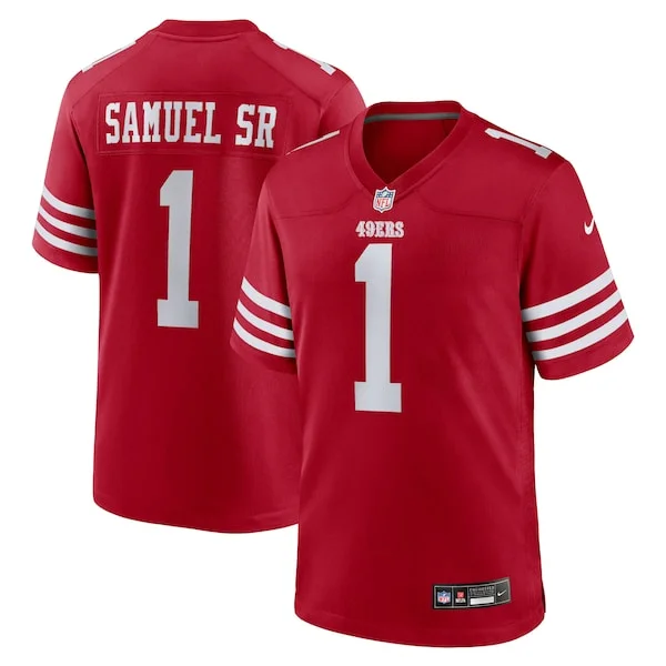 Performance San Francisco 49ers Game Jersey - Premium Scarlet NFL F...