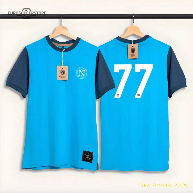 Napoli Fc Khvicha Kvaratskhelia Home Tribute Shirt - Fan Collection