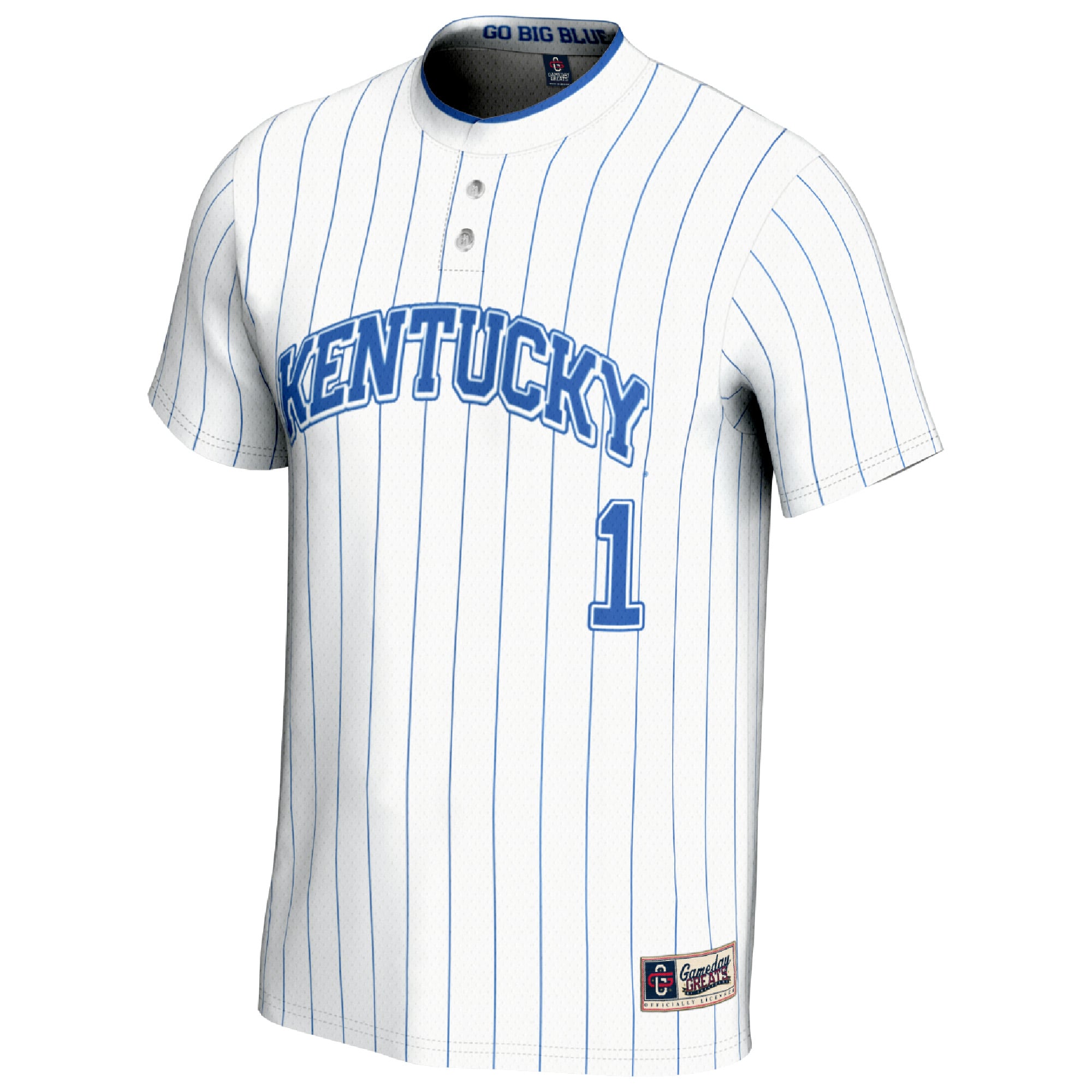 [NJP] Kentucky Wildcats GameDay Greats Youth Lightweight Softball Fashion Jersey - White