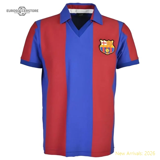 High-Quality Genuine Barcelona 1980-1981 Retro Football Shirt