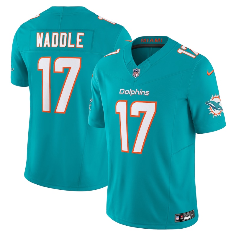 None Jaylen Waddle Champion MIA Dolphins Elite Jersey Football Apparel