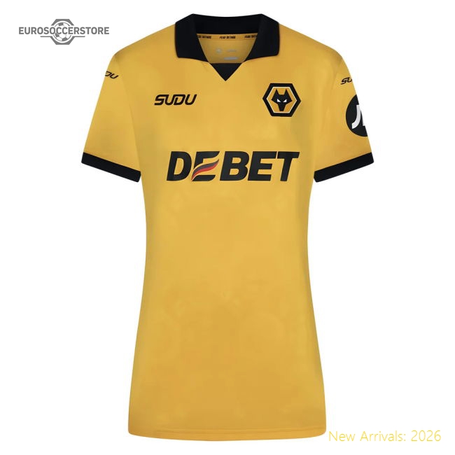 Wolves Home Kit 2025-2026 Match Version Jersey Supporter Exclusive