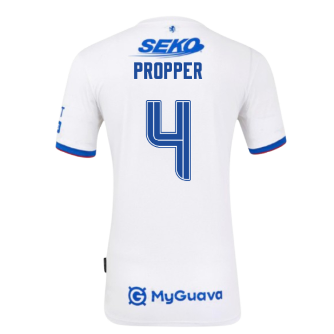 2025-2026 Glasgow Away Jersey Shirt Propper 4 For Little Kids