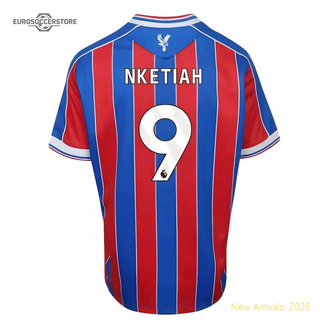 2025-2026 Crystal Palace Home Shirt (Kids) (Nketiah 9)