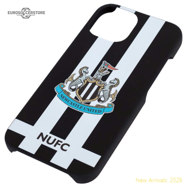 Authentic Newcastle United Fc Iphone 15 Striped Hard Case - Premium