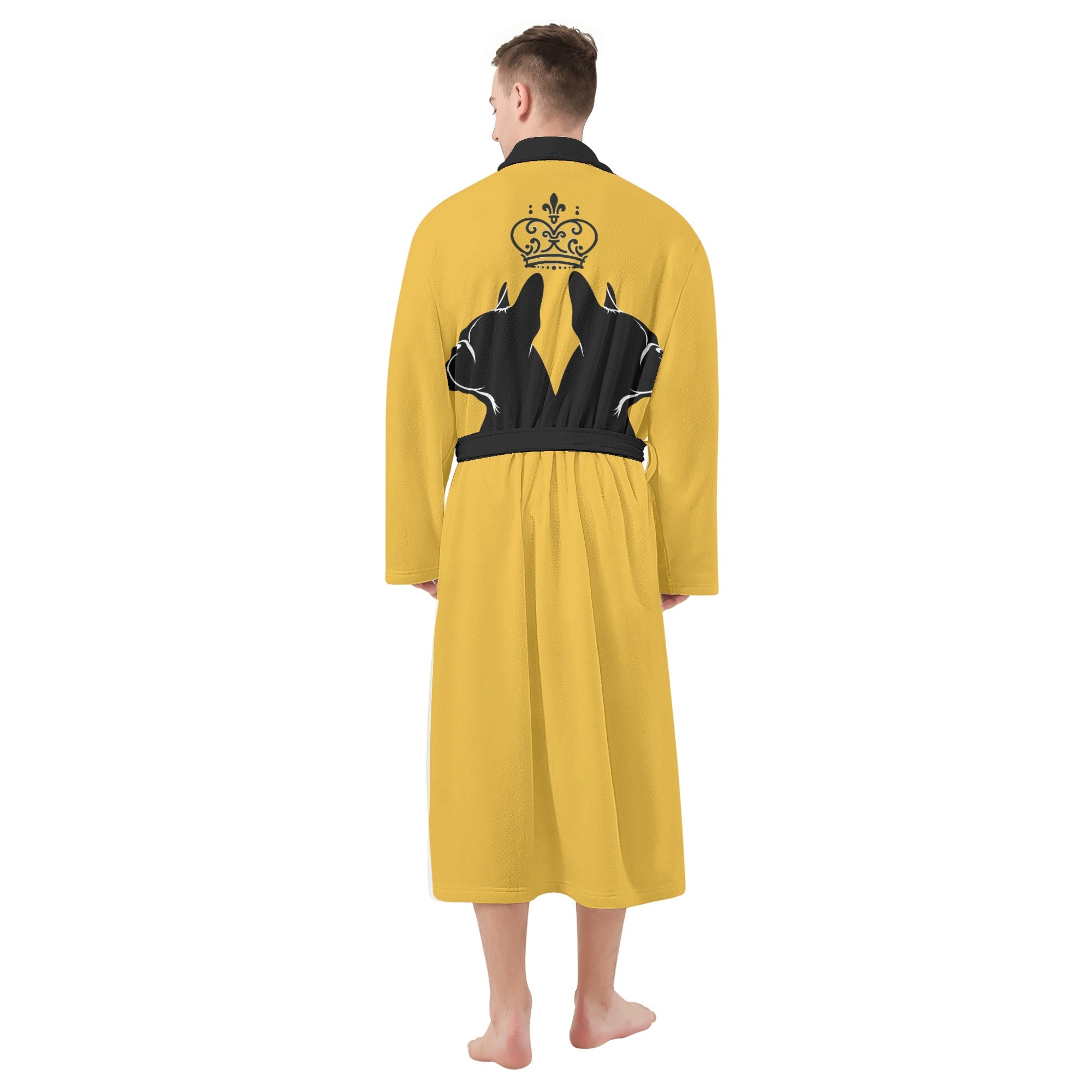 Safe Frenchie Moose - Comfortable Men Bathrobe Pet Gear