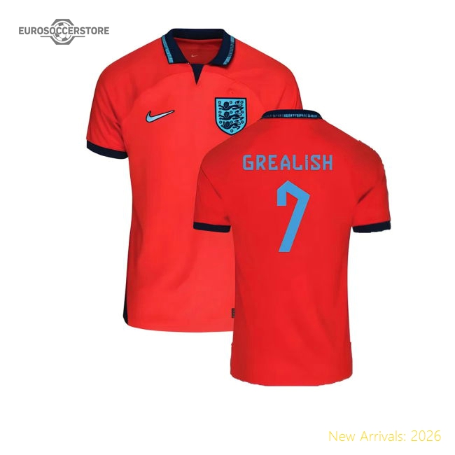 England () Children 2022 Away Jersey Shirt Football Fan Supporter Collection