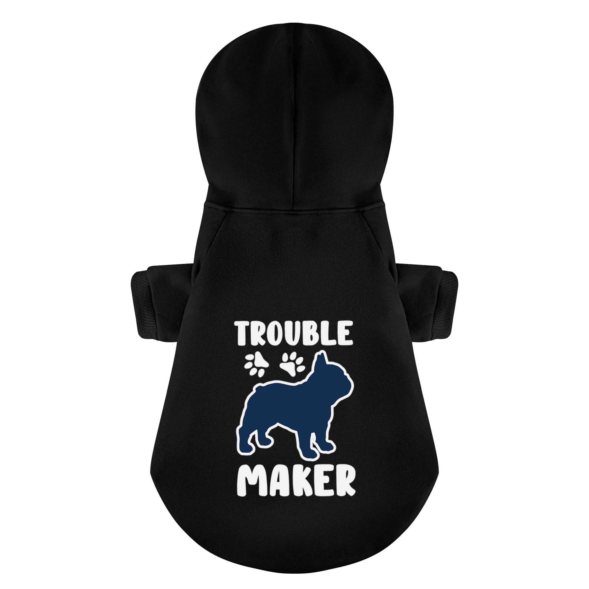French Bulldog Trouble Maker Personalized French Bulldog Hoodies With