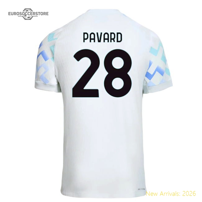 Fan-Favorite 2025-2026 Inter Milan Authentic Away Shirt (Pavard 28)