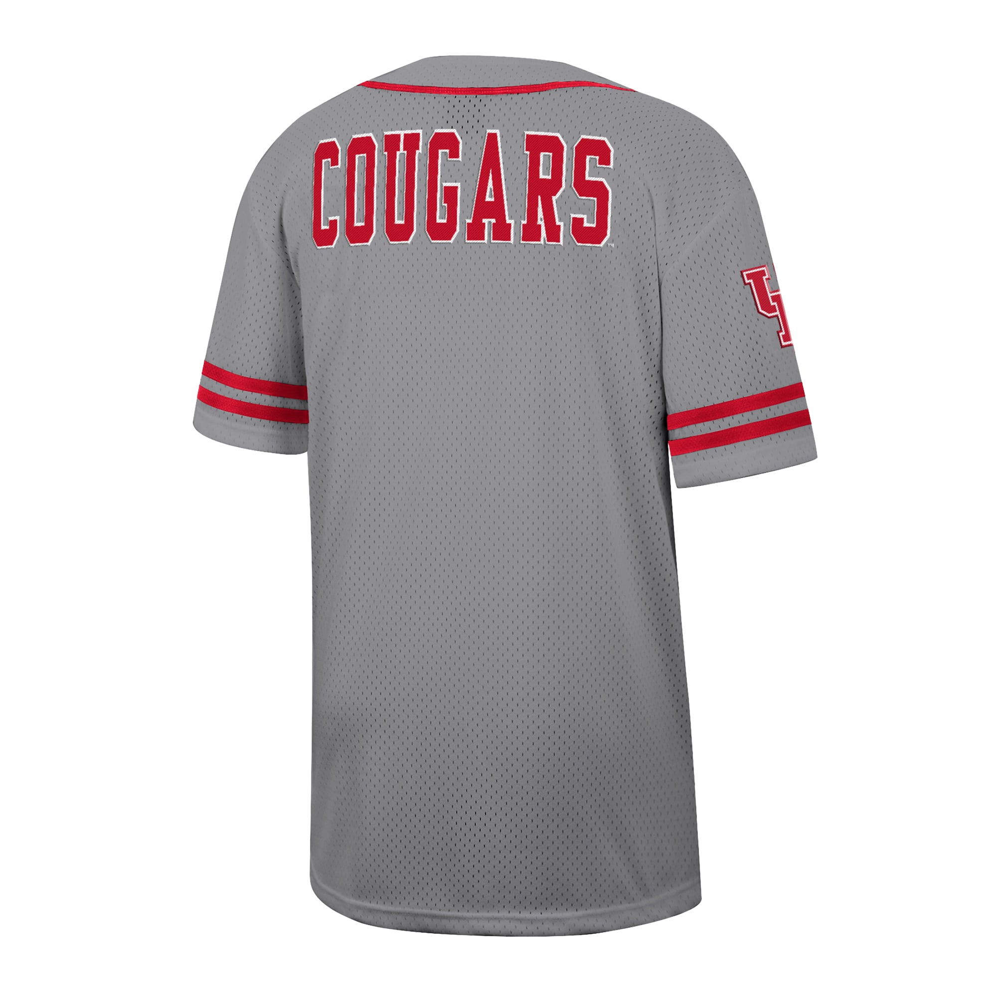 Houston Cougars Colosseum Free Spirited Baseball Jersey - Gray
