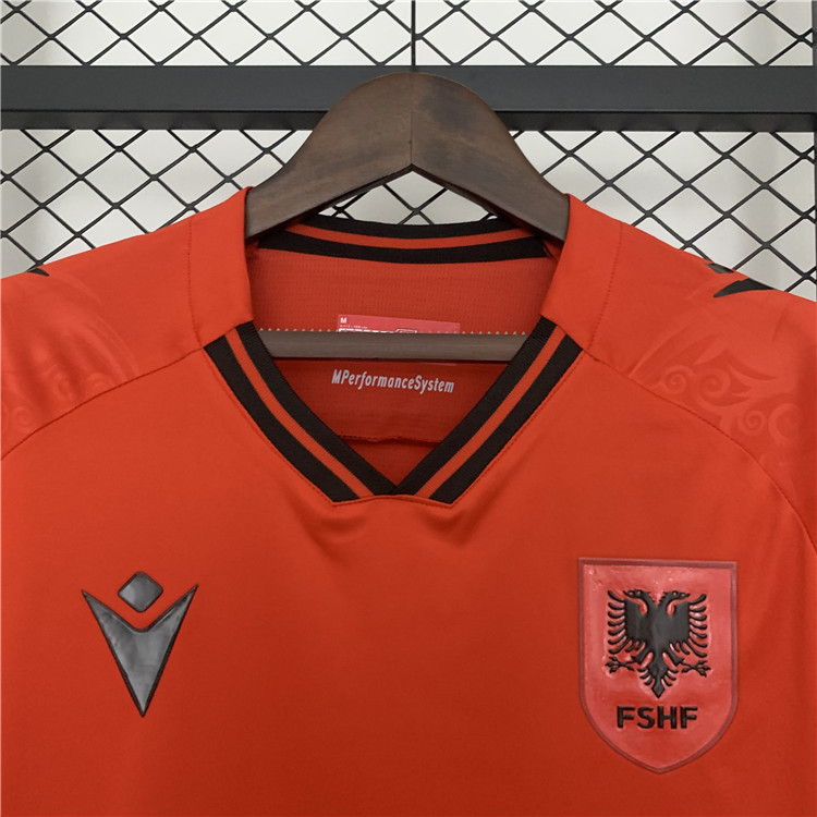 Licensed Authentic 2025 Albania Home Soccer Jersey Shirt