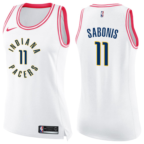 Pacers White Indiana Pacers #11 Nike Jersey - Discounted Quality