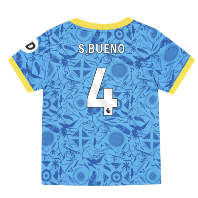 2025-2026 Wolves Third Infant Kit S.Bueno 4 Supporter Version