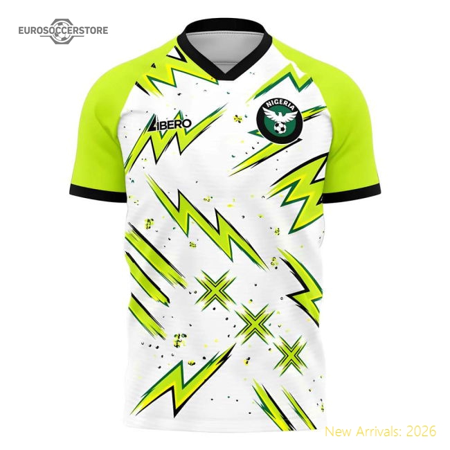 Durable Nigeria Prematch 20252026 Concept Jersey Breathable