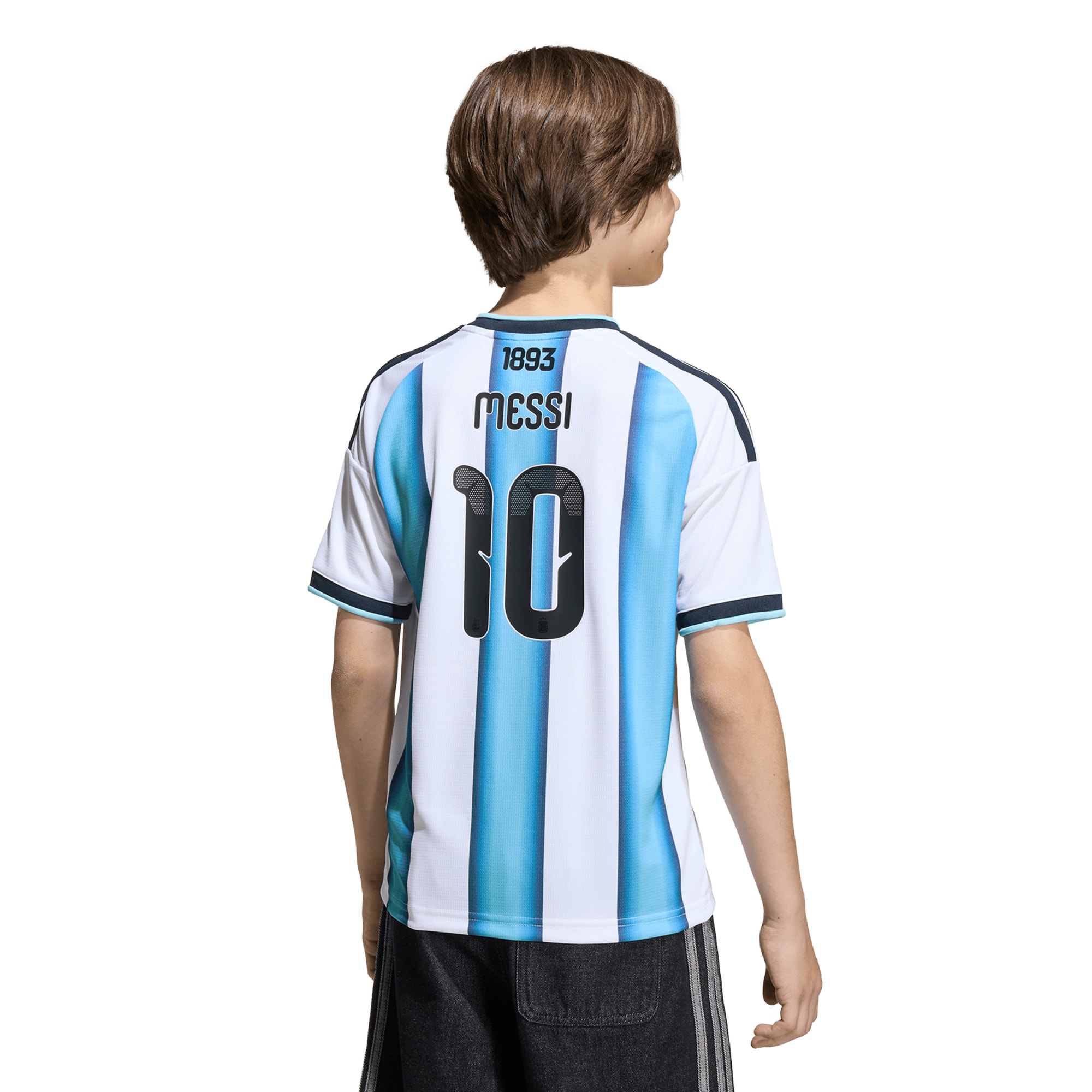 [SJH] Lionel Messi #10 Argentina National Team Youth 2026 Home Replica Jersey - White