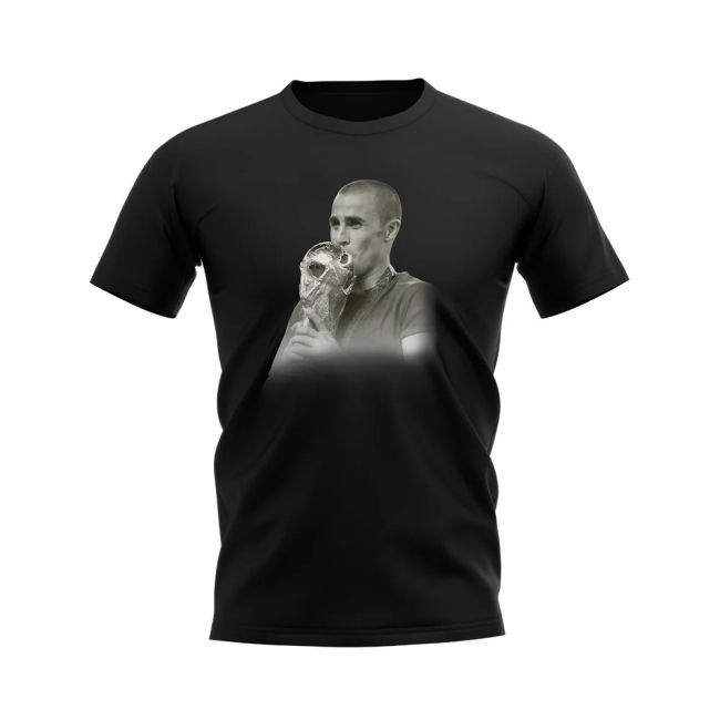 Fabio Cannavaro Italy Legend T-Shirt (Black) Euro Holland