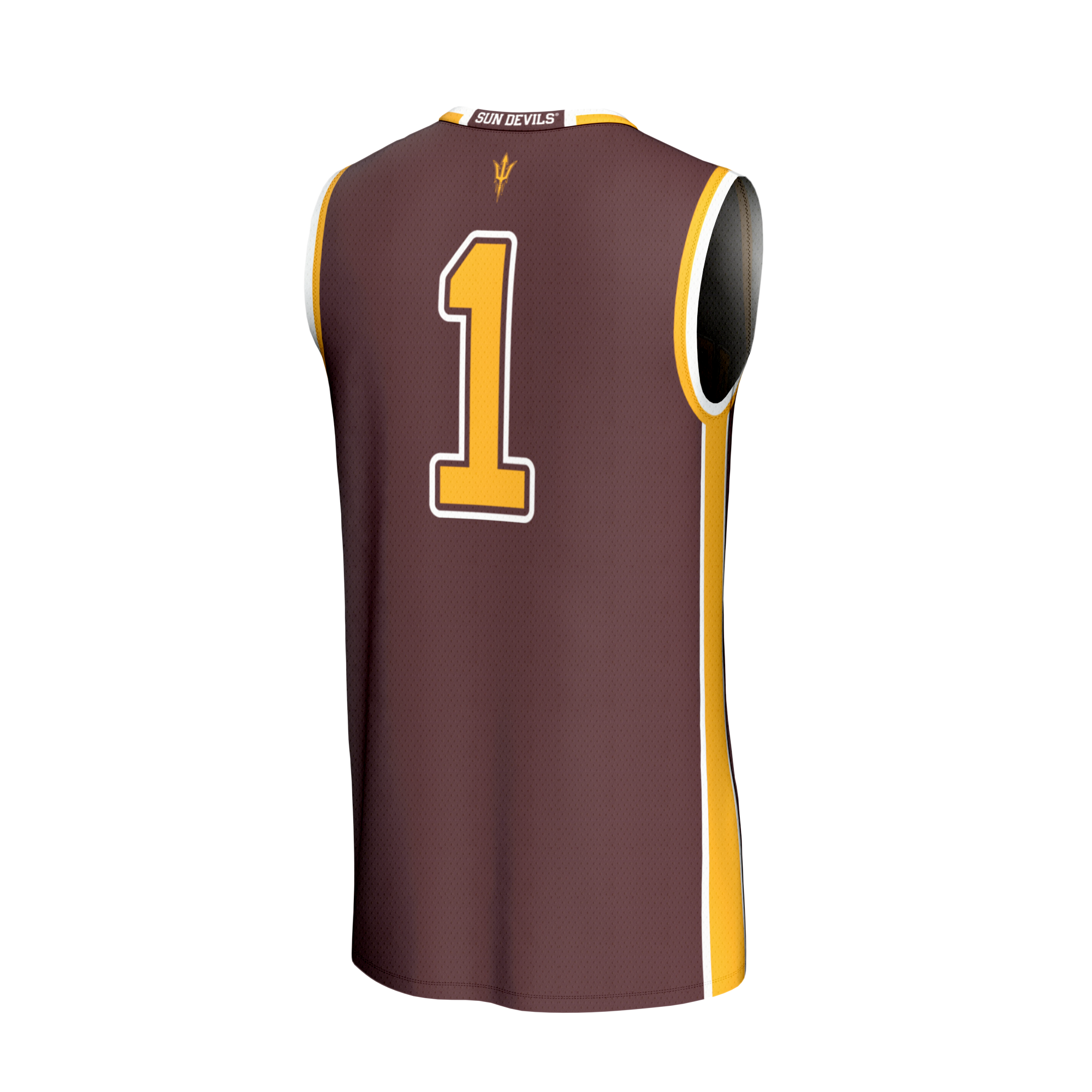 [NJP] Arizona State Sun Devils GameDay Greats Youth Lightweight Collegiate Basketball Fashion Jersey - Maroon