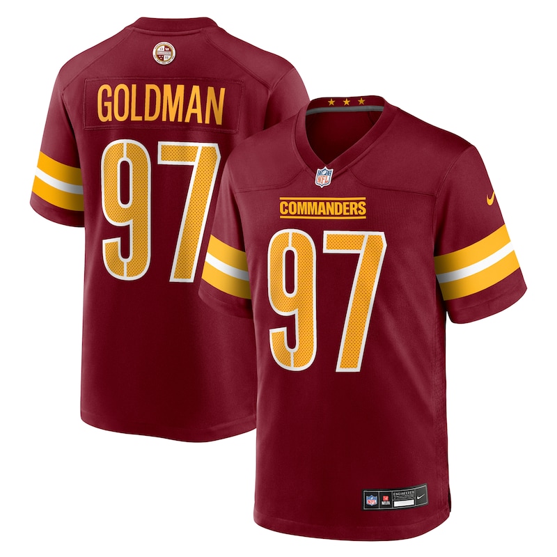 None Eddie Goldman WAS Commanders Victory Professional Jersey