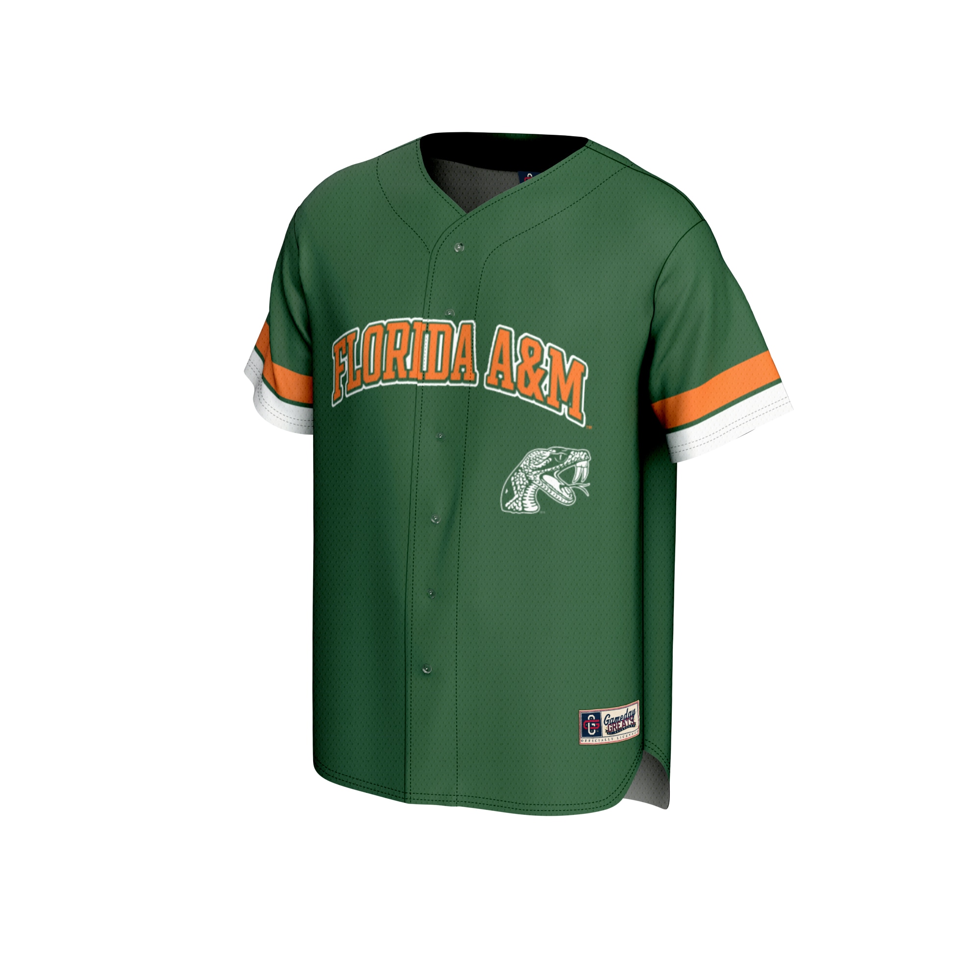 [DDG] Florida A&M Rattlers GameDay Greats Youth Spirit Baseball Jersey - Green