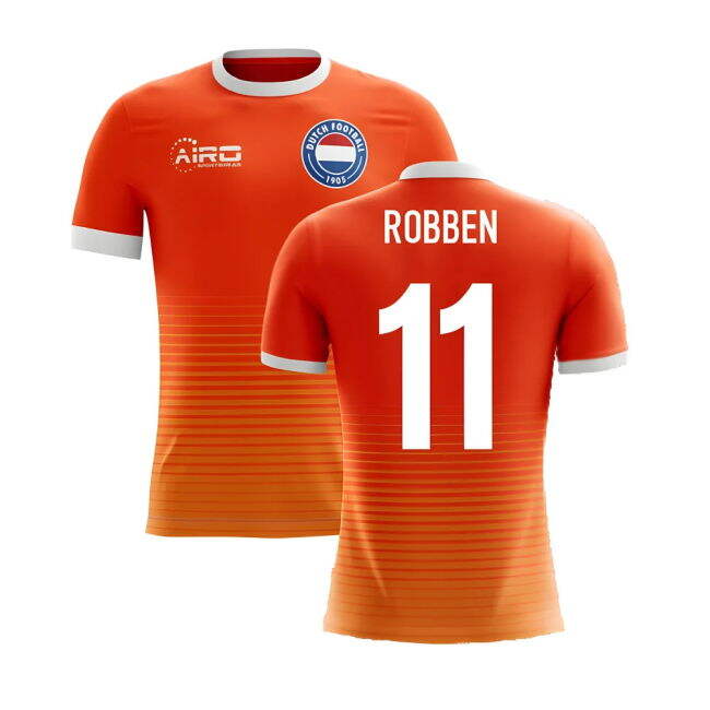 Cheap 2025-2026 Holland Airo Concept Home Shirt (Robben 11) Cute