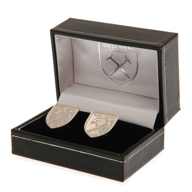 West Ham United FC Sterling Silver Crest Cufflinks | Value for Money