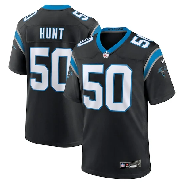 None Robert Hunt Game Jersey - Black | NFL Player Jersey | NFL Footbal